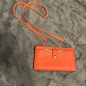 Charming charlie crossbody - coral color